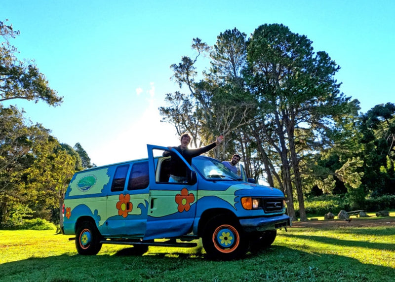  custom Mystery Machine-style RV rental van — photo 2