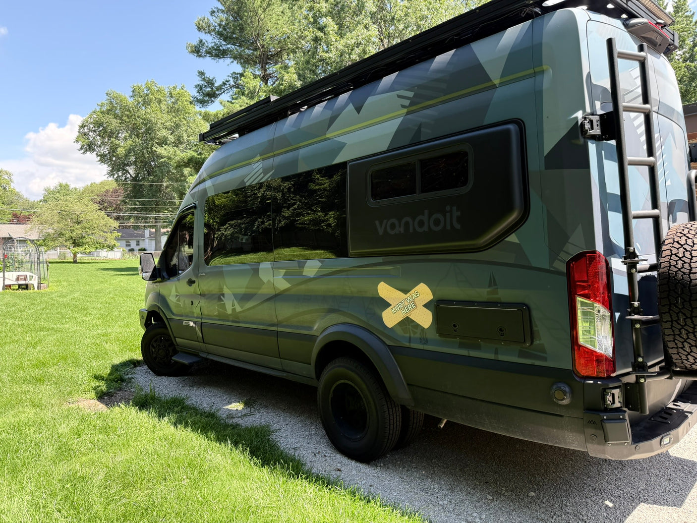 Custom Vandoit camper van for an rv rental