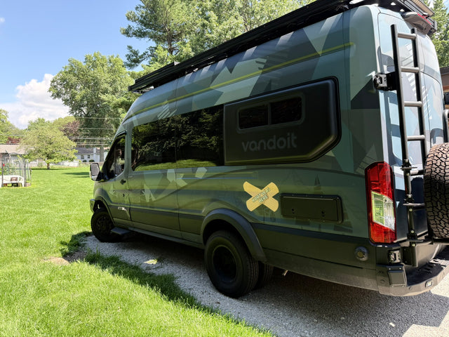 Custom Vandoit camper van for an rv rental