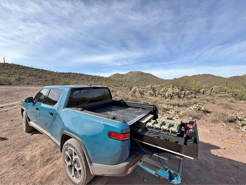 Rivian R1T DECKED drawer system