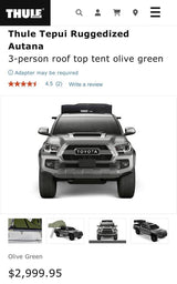 Thule Rooftop Tent in Encinitas, CA (photo 3)