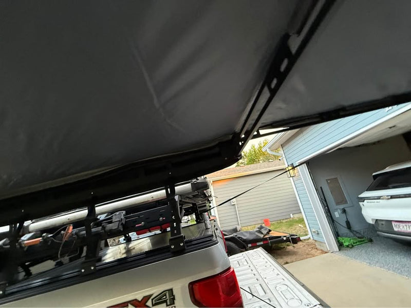Free Spirit Recreation Rooftop Tent and Awning with RCI Bed rack in Frederick, CO (photo 3) — photo 3