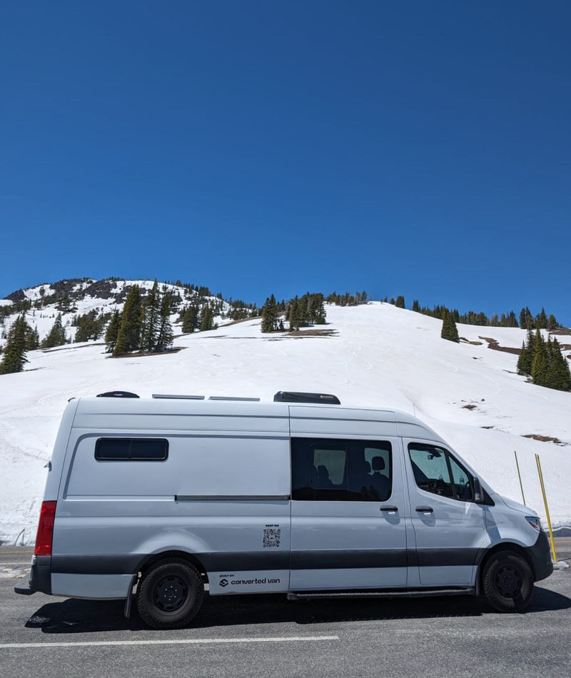  built into an RV rental interior.|Webasto SmartTemp heater control on the pillar inside an RV rental. Offers warmth — photo 13