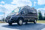 Explore freedom with this dark grey Ram ProMaster Class B camper van, perfect for your next RV rental adventure.