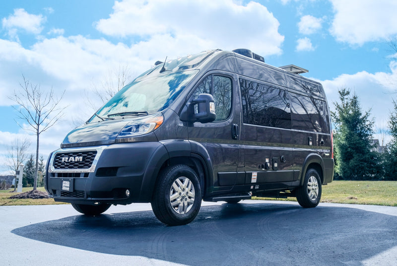 Explore freedom with this dark grey Ram ProMaster Class B camper van, perfect for your next RV rental adventure. — photo 6