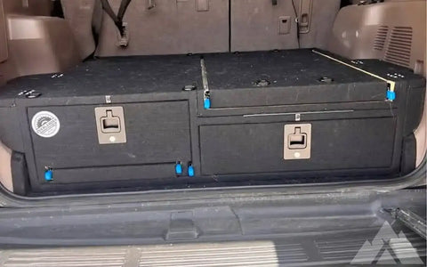 Lexus GX460 Overlander Woodworks custom drawer sys