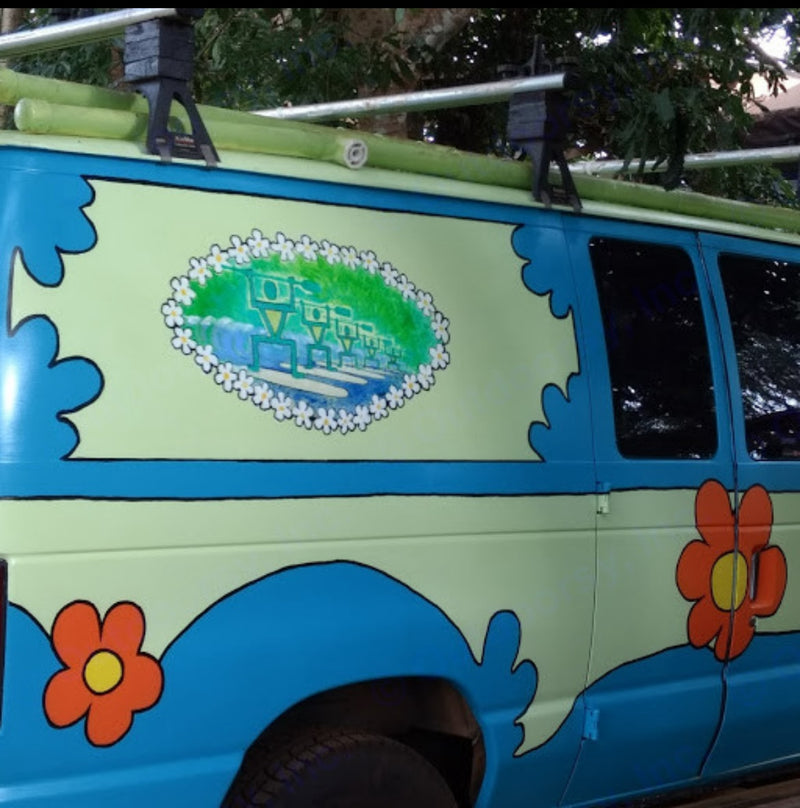  and a fun "Splish Splash" mat.|Vibrant RV rental interior: bed — photo 10