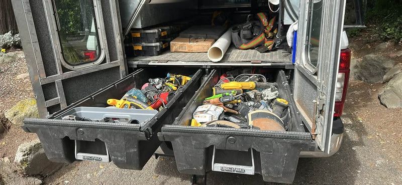 Decked storage system f350 in Edmonds, WA (photo 2) — photo 2