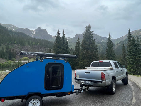 The adventure teardrop overland rental