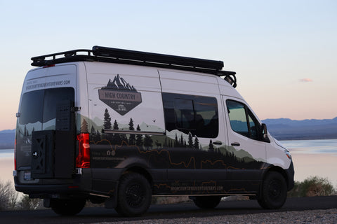 Customizable Mercedes Sprinter Adventure Van. Explore new options! overland rental