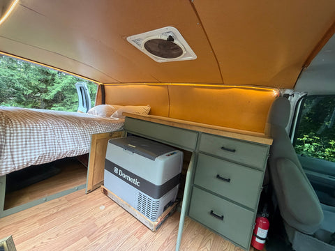 PNW Ready Van Conversion | Solar · Roof Rack · Fridge · Cozy Vibes — photo 4
