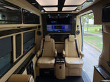 Luxury Mercedes Coach | Massage Chairs & Bathroom