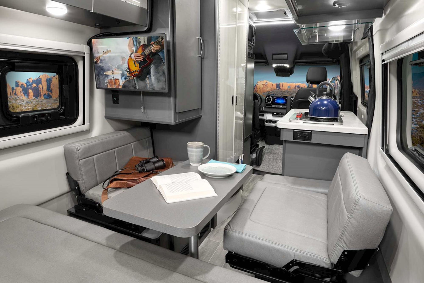  ready for adventure.|A white "Tranquility" Mercedes Sprinter camper van — photo 7