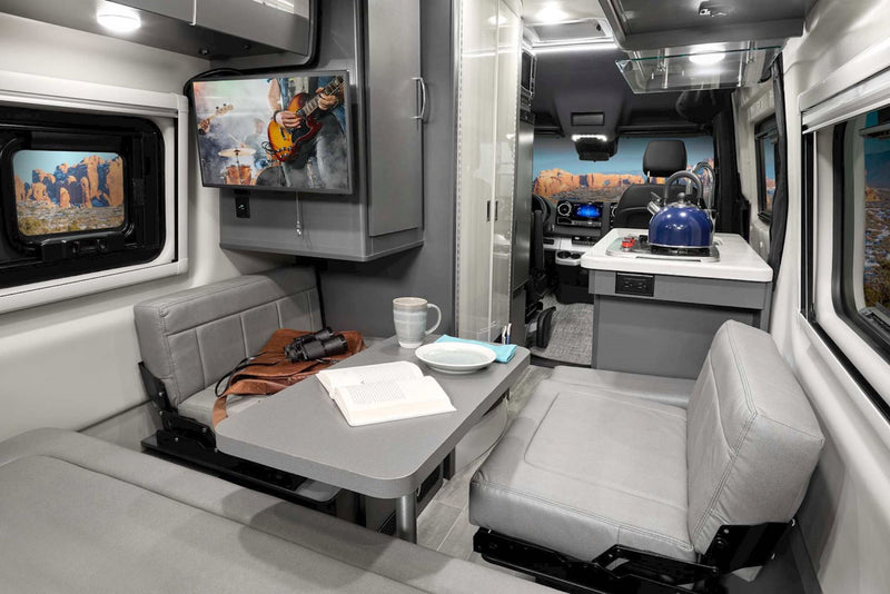  ready for adventure.|A white "Tranquility" Mercedes Sprinter camper van — photo 7