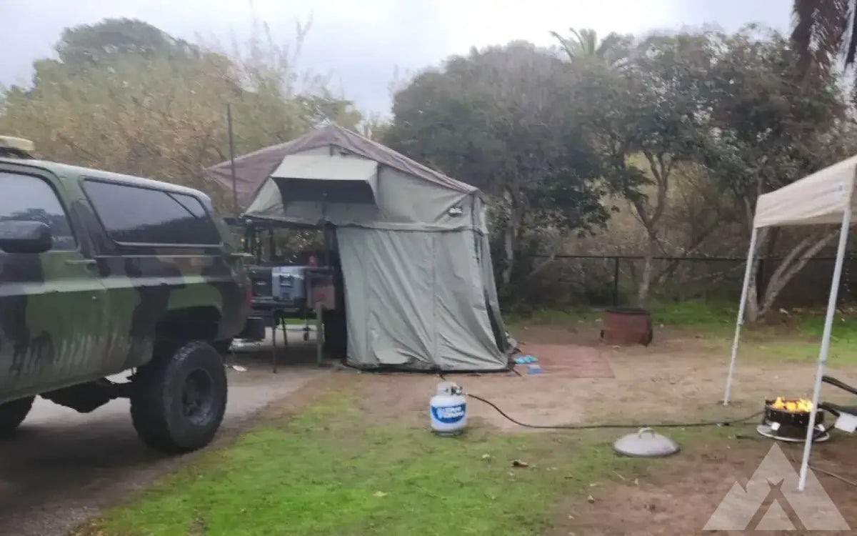 M1101 HUMVEE trailer with custom rack for CVT tent — used overland trailer for sale in Lancaster, CA (photo 8) — photo 8