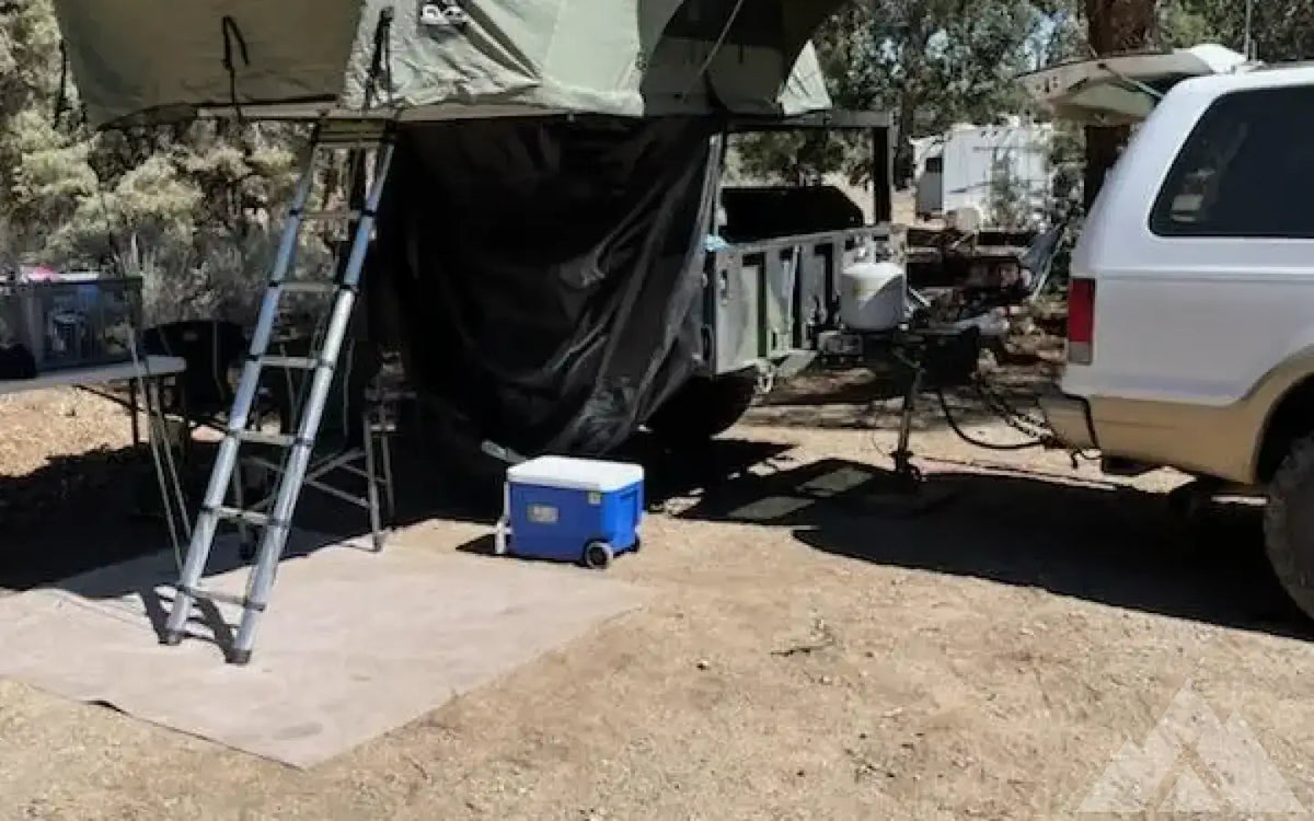 M1101 HUMVEE trailer with custom rack for CVT tent — used overland trailer for sale in Lancaster, CA (photo 7) — photo 7