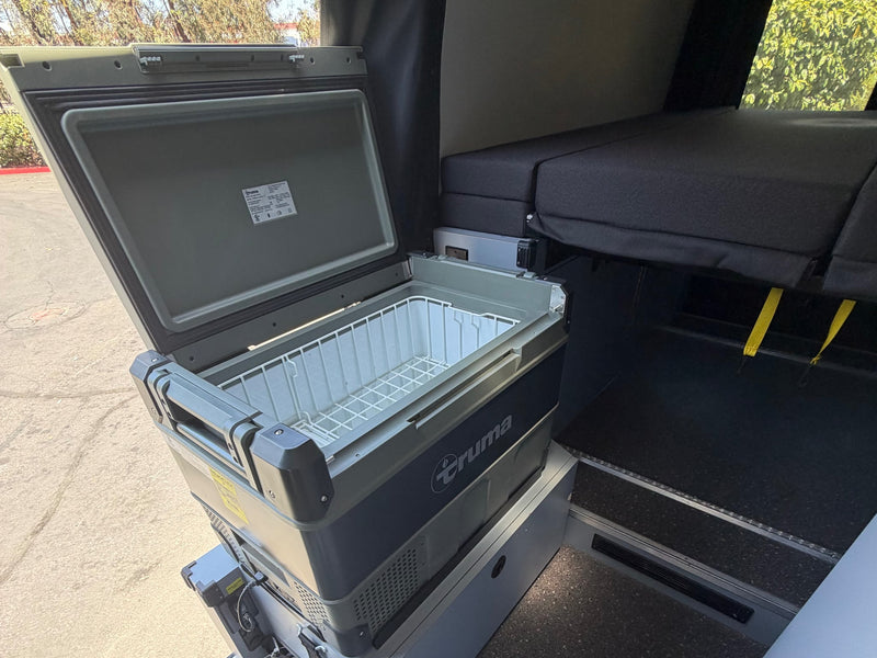  and roof rack.|This rv rental's interior features folded bed platforms — photo 5
