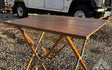 MAHOGANY CAMPAIGN FURNITURE TABLE! — new camp furniture for sale