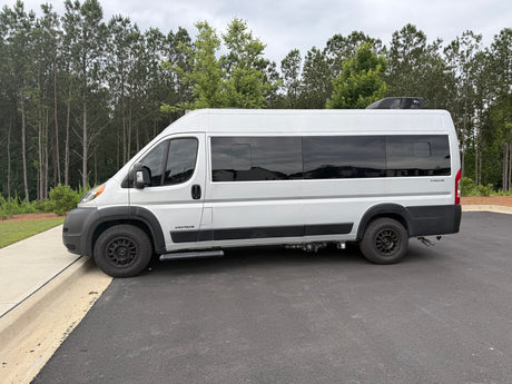 White Airstream Rangeline rv rental camper van