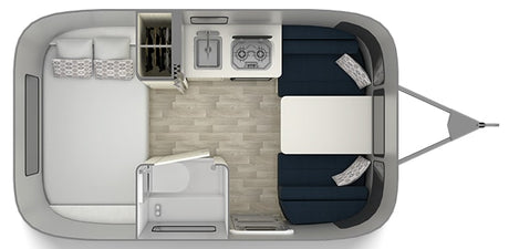 Moonshine: Retro-Coastal 16’ Airstream (Concierge Delivery)