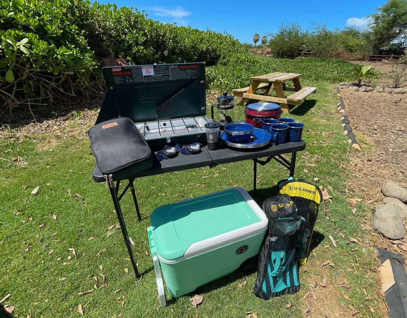  & beach chairs for a perfect picnic setup.|Essential camping gear for your RV rental: propane stove — photo 5