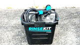 RinseKit Pro portable shower, ideal for your next RV rental adventure or any outdoor cleaning needs.