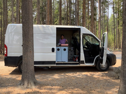 Boondock Stealthy Swiss Army Van overland rental