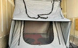 MIA powder coated aluminum clamshell 3 person RTT — used rooftop tents for sale (photo 2)