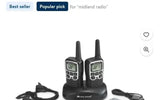 Midland 2 way radio set NIP — used gear for sale (photo 3)