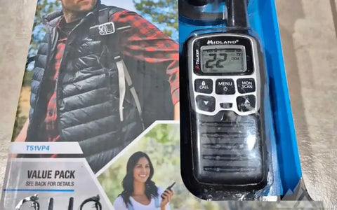 Midland 2 way radio set NIP