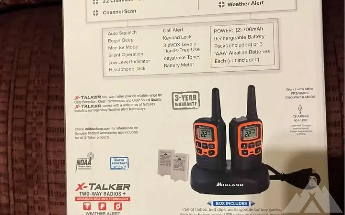 Midland 2way Radios Brand new in box $60.00 obo — used gear for sale (photo 4) — photo 4