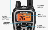 Midland T77VP5 X-TALKER Long Range Walkie-Talkie — new gear for sale (photo 4)