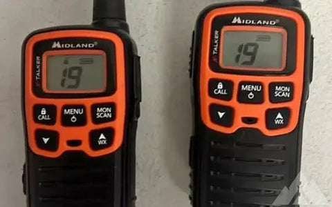 Midland talker radios rechargeable new