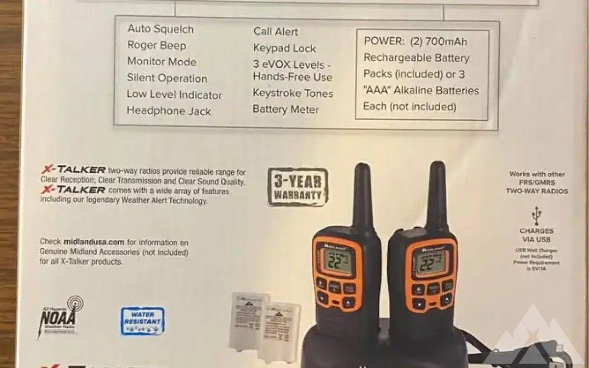 Midland X-Talker Two-Way Radios — new gear for sale (photo 2) — photo 2