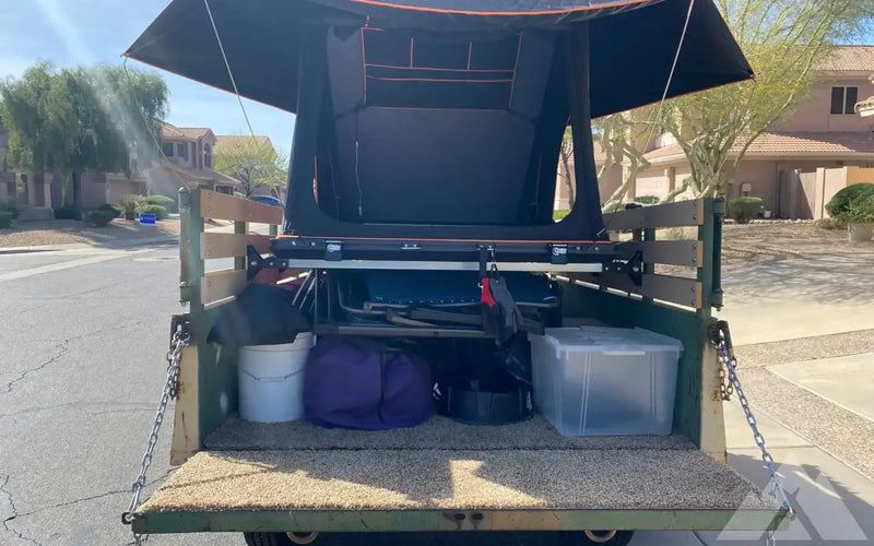 Military Camping Trailer - M101A2 w/ Rooftop Tent — used overland trailer for sale in Phoenix, AZ (photo 2) — photo 2