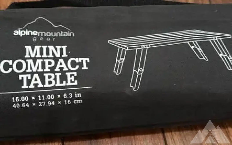Mini Compact Camp Table Folding Aluminum — used camp furniture for sale (photo 2) — photo 2