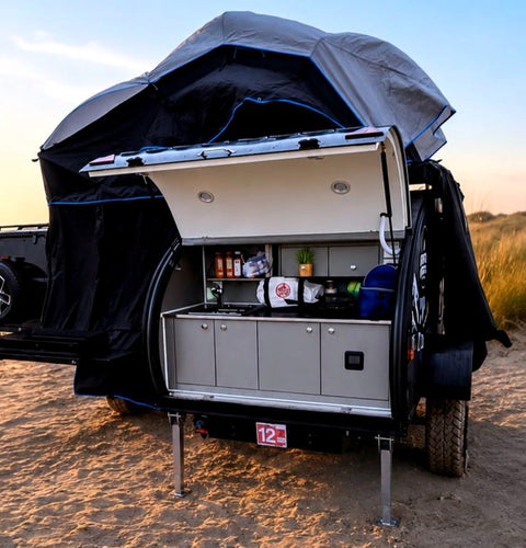 Off-Road Teardrop | Solar | Hot water shower + Kitchen | Sleeps 2 or + — photo 2