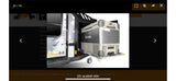 Truma portable fridge on a pull-out slide from an Off Grid Trailers expedition RV, ideal for your RV rental adventure.