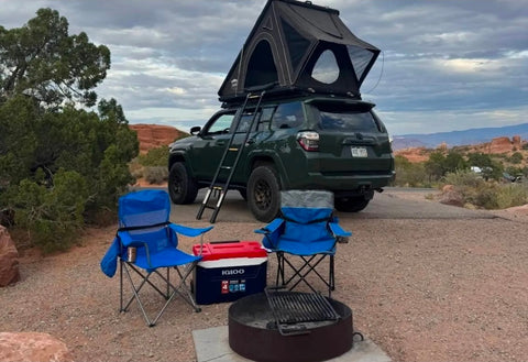 4runner with CVT RTT overland rental