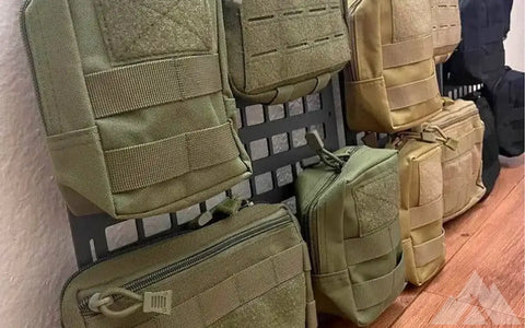 Molle Pouch Organizer System for Back Seat