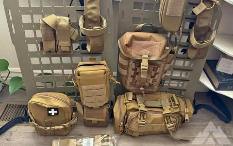 Molle Tactical Seat Back Organizer Panel