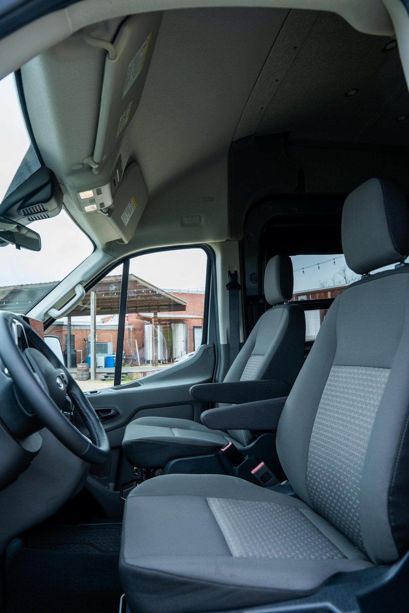  grey Ford Transit custom RV rental van — photo 9
