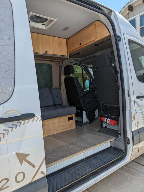 The "Epic" Lady Buffalo Sprinter Van overland rental