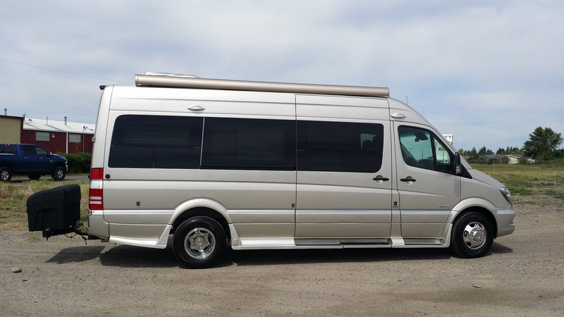 Tan Mercedes Sprinter camper van for rv rental — photo 1