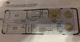 Explore the 70A rv rental floor plan: a flexible layout with twin/flex beds, bath, galley, sofa, and seating for adaptable travel.