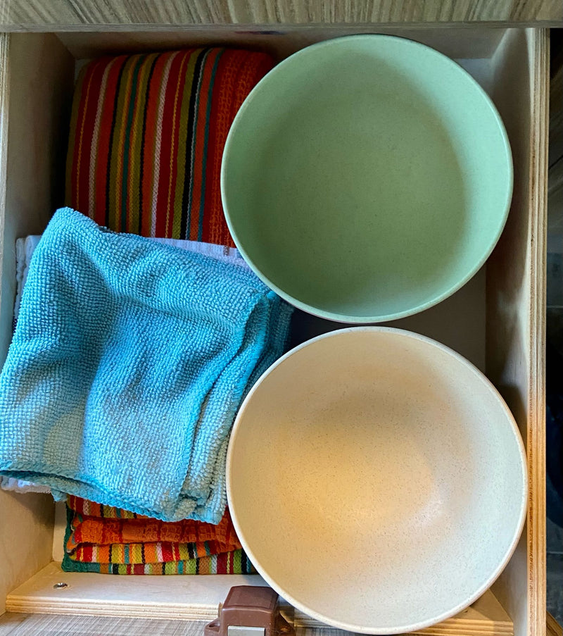  and system controls.|Explore this well-equipped rv rental with a compact kitchen — photo 13