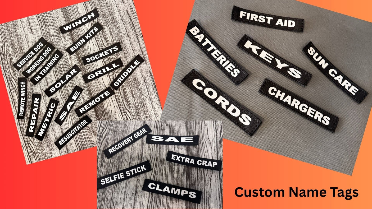 Custom Velcro Name Tags — Overland Gear Guy (photo 2)
