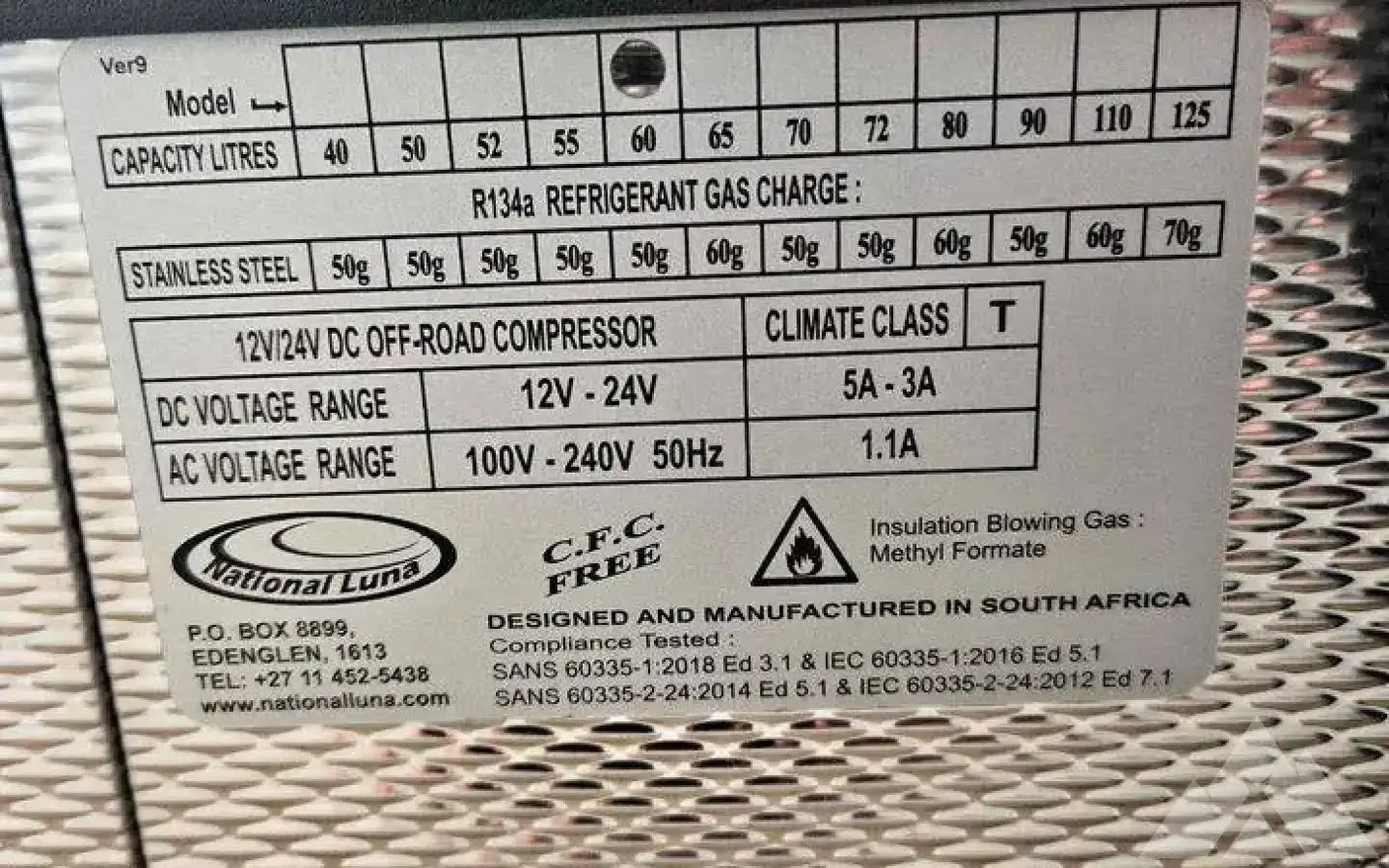 National Luna 60L — used coolers & fridges for sale (photo 5)
