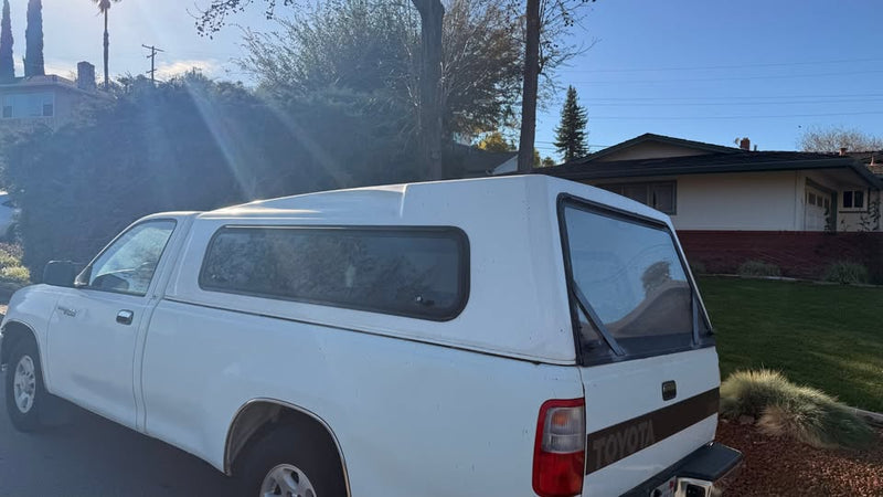 Camper Shell Tundra 8ft long bed single cab T100 Toyota in San Jose, CA (photo 3) — photo 3