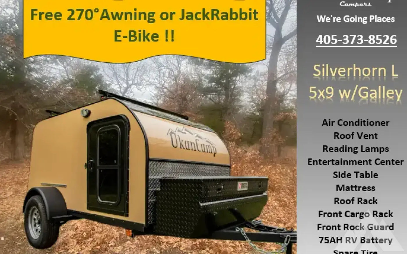 NEW 2025 UkanCamp Silverhorn L 5x9 — new overland trailer for sale in Oklahoma City, OK — photo 1